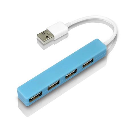 宜客萊 pure純 粹系列USB集線器 HUB03BL藍(lán)色圖賞 | 郵樂官方推薦